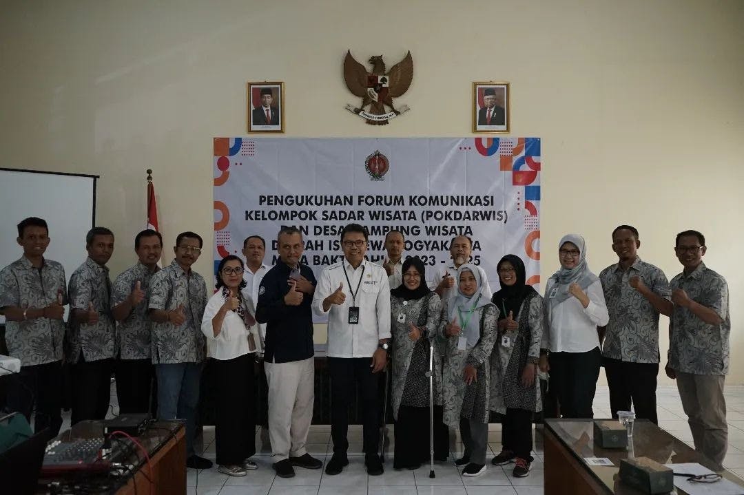 Inauguration of the Pokdarwis Communication Forum and Yogyakarta Tourism Village/Village Service Period 2023-2025